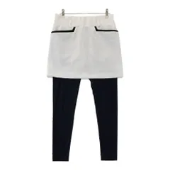 サイズ：M BLACK&WHITE ブラックアンドホワイト 2023年モデル レギンス付 スカート  ホワイト系 [240101586969] ゴルフウェア レディース ストスト