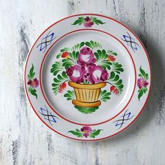 アンリオ カンペール 手描き プレート フランス陶器 - メルカリ