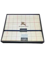 O-1933  未使用　BURBERRY  LONDON　西川産業　シーツ　柔らかタッチの綿100% 　ソフトコットンシーツ