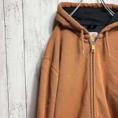 Carhartt カーハート アクティブジャケット ジップパーカー ブラウン M メッシュ裏地 ワーク ストリート
