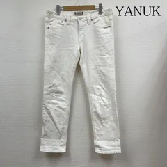 ヤヌーク CECIL ボーイズ クロップド ホワイトデニム ジップフライ 57141058 サイズ25 レディース - ISItems【USED】【古着】【中古】50116541