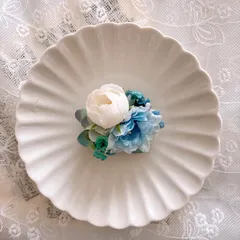 【24時間以内発送】お花のヘアクリップ 髪飾り　キッズ　子供