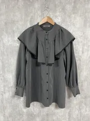 NICECLAUP ナイスクラップ フリルブラウス ブラウス シャツ sizeF/グレー ◆■ レディース