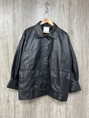 THE YON ザヨン フェイク レザー ジャケット sizeF/黒 ◆■ レディース