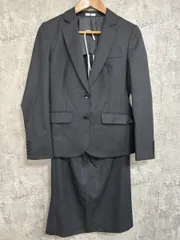 SUIT SELECT スーツセレクト シンプル カジュアル セットアップ ジャケット スカート スーツ size11/黒 ■■ レディース