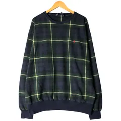 古着 ラルフローレン Ralph Lauren POLO by Ralph Lauren ブラックウォッチチェック スウェットシャツ トレーナー/eaa598830