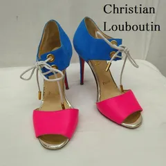 クリスチャン・ルブタン スエード ヒール サンダル パンプス 34 レディース 21.0cm ISItems【USED】【古着】【中古】50119514