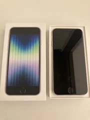 iPhone SE 第3世代   64GB  （9）バッテリー100%表面傷あり