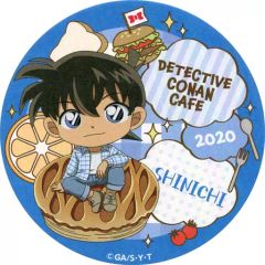 名探偵コナンカフェ2020 工藤新一缶バッジ - メルカリ