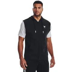 アンダーアーマー   UAプロジェクトロック ヘビーウエイト テリー スリーブレス フルジップ フーディー 1377424 UNDER ARMOUR　LG