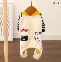 犬服・アウター・つなぎ・ロンパース・小型犬・中型犬・柴犬・オシャレ・簡単着脱