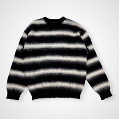 MINEDENIM Blurry Border Mohair Knit モヘア - メルカリ