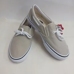 【未使用保管品】Vans スリッポン V198CF CALM LACEY 23.0㎝　キャンバス　ベージュ　箱無し　本体のみ　やや汚れあり（ふ）