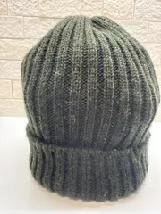 R00677｜HIGHLAND CLUB｜ハイランドクラブ｜Dark Green ダークグリーン｜ニット帽｜ニットキャップ｜無地｜小さめ｜ユニセックス｜90S｜Y2K｜古着｜ヴィンテージ｜一点物｜大人気｜ストリート｜アメカジ｜フォロー割