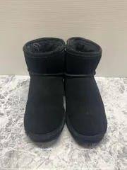 送料込み☆BEARPAW ムートンブーツ ブラック レディースシューズ　サイズ23.0㎝　#70501mi352