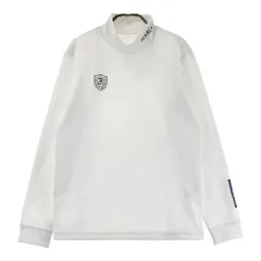 サイズ：4 PEARLY GATES パーリーゲイツ 2023年モデル ハイネック長袖Tシャツ  ホワイト系 [240101583632] ゴルフウェア メンズ ストスト