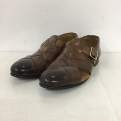 00s【美品】アルフレッドバニスター/ヴィンテージ加工レザーミュール