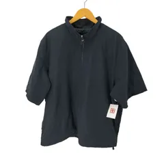 ノースエンド NORTH END バック刺繍S/Sハーフジップトップス メンズ JPN：L 