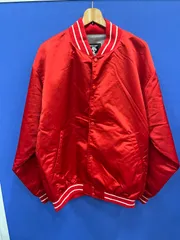 ■ DESCENTE デサント サテン スタジャン レッド XO JASPO 日本製 サイン入りのサムネイル