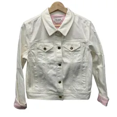 Kate spade(ケイトスペード) Gジャン サイズS レディース美品  白 春・秋物