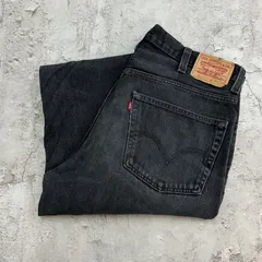 Levi's　リーバイス550　ボトムス　デニムパンツ　ジーンズ　古着　ブラック　黒色　W39 L31