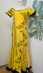 【美品】フラダンス　ドレス　L イエロー　黄色　フリル　ペチコート 楽天市場】即納☆ 3段フリルパウスカート [SK531-2-3243] フラダンス