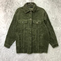 ZARA ザラ コーデュロイ カットオフ ジャケット カーキ XSサイズ 〇◇