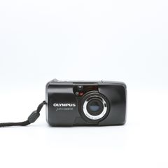 完動品】OLYMPUS μ ZOOM 105 ブラック フィルムカメラ 動作確認済み