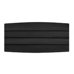 【数量限定】調節可能 ビジネス ブラックサテン タキシードアクセサリー 結婚式 弾性ベルト フォーマル ウェイター メンズ カマーバンド バーテンダー [トップタイ]