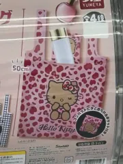 ハローキティ エコバッグ 折り畳み ショッピングバッグ ガチャ タンニングキティ