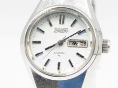 セイコー 自動巻き 23石 デイデイト シルバー文字盤 メンズ腕時計