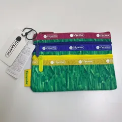 LESPORTSAC レスポートサック　 ポーチ Croyola コラボ　 3段ポーチ ジップポケット
