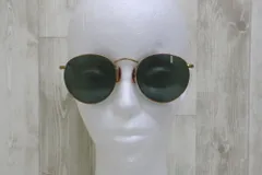 B&L Ray-Ban レイバン  USA製 ボシュロム社製  ラウンドメタル サングラス ※少し歪みあり