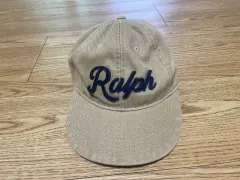 ポロ ラルフローレン Ralph アプリケ ツイル ベースボールキャップ ベージュ