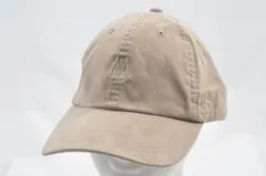 中古 マンシングウェア Munsing wear キャップ F(55-59cm) ベージュ スエード調