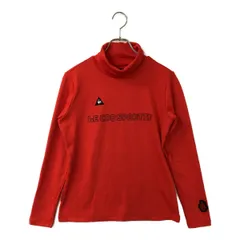 中古 レディース ルコックスポルティフ le coq sportif 長袖シャツ L ピンク系 タートルネック 裏起毛 ストレッチ