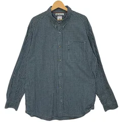 Columbia コロンビア 長袖シャツ ボタンダウン チェックシャツ INDIA製 XLサイズ ブルー