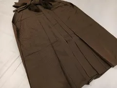 平和屋着物●男性　馬乗り袴　縞　正絹　逸品　AABE3974ph
