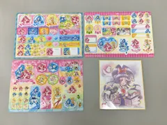 キャラクターグッズ ヒーリングっど プリキュア ジャンボシールダス 3枚 プリキュア 色紙ART3 キュアマジカル まとめセット 美品 2512LT194