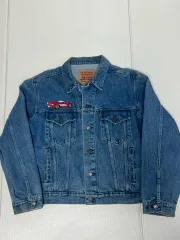 LEVI'S リーバイス オレンジタブ 自動車 刺繍 デニム トラッカー ジャケット 出品