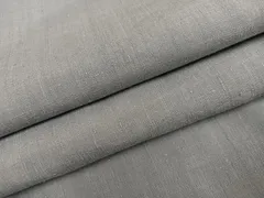 平和屋着物●結城紬　色無地　蕎麦切色　正絹　逸品　AABE5876ph