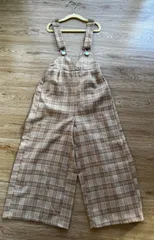 AIRLY momo チェック柄　サロペット　140㎝