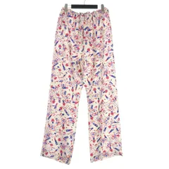 【中古】未使用品 メゾンマルジェラ 22AW Ditsy パジャマパンツ ボトムス 総柄 46 ホワイト/ブルー 白/青 S50KA0617 メゾンマルジェラ Maison Margiela 22AW Ditsy パジャマパンツ