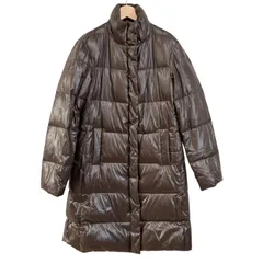ZM1684  STRENESSE  GABRIEELE STREHLE  ストラネスガブリエルストレーネ　中綿ロングコート　ジャケット　ブラウン　レディース　サイズ 34