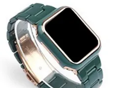 Apple Watch アップル ウォッチ プラスチック バンド 38/40/41mm グリーン　590220384041