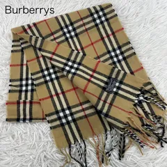 Burberrys バーバリーズ　ノバチェック　マフラー　ウール　高級