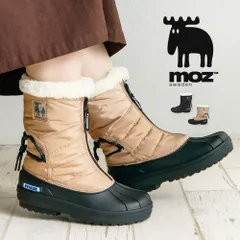 【新品】 モズ moz スノーブーツ レディース 滑らない スパイク 防水 防滑 防寒 ショート 防寒ブーツ ダウンブーツ ウィンターブーツ ショートブーツ ファー ボア ナイロン ファスナー 軽量 軽い 暖か あったか おしゃれ かわいい ジュニア 3981