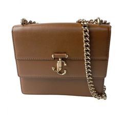 新品同様 JIMMY CHOO VARENNE JCモノグラム キャメルブラウン - メルカリ
