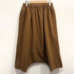 1697 中川政七商店 ウールサルエルパンツ 黒 - メルカリ