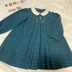 新品未使用familiarギンガムチェック刺繍ワンピース（長袖） 2025年最新】ファミリア チェック ワンピースの人気アイテム - メルカリ